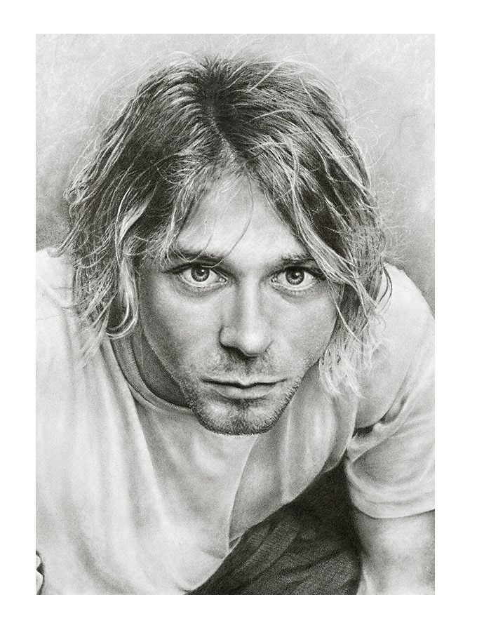 Kurdt / Graphite on Board