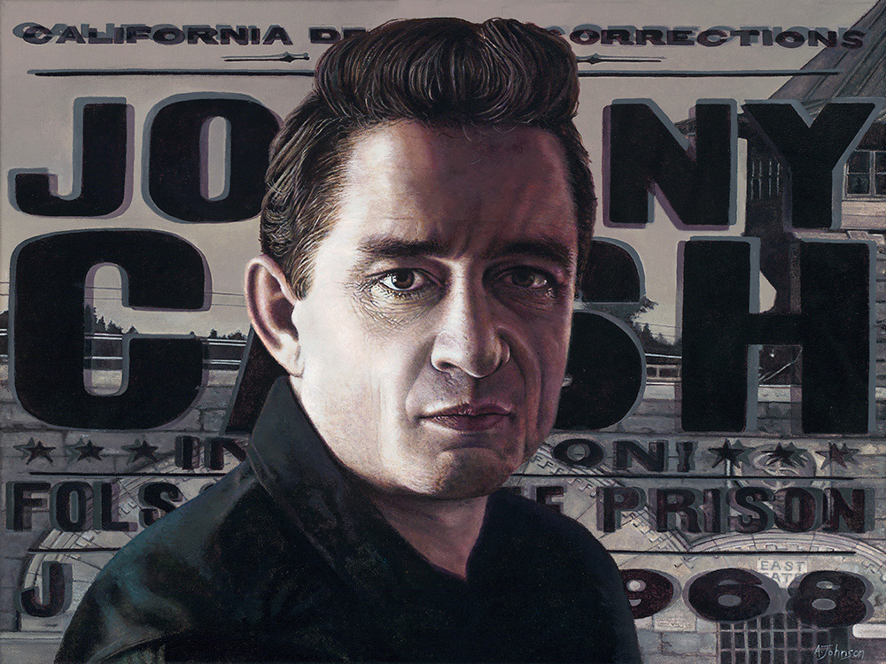 Folsom Prison Blues / Acrylic on Canvas
