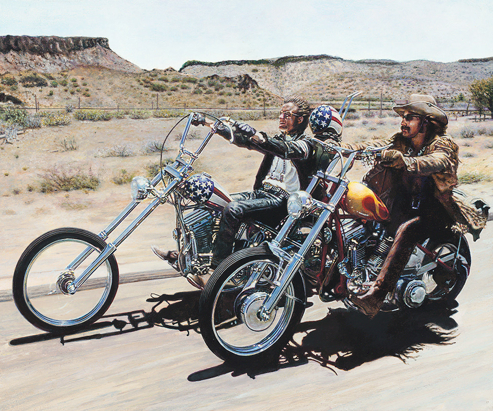 Easy Riders / Acrylic on Board