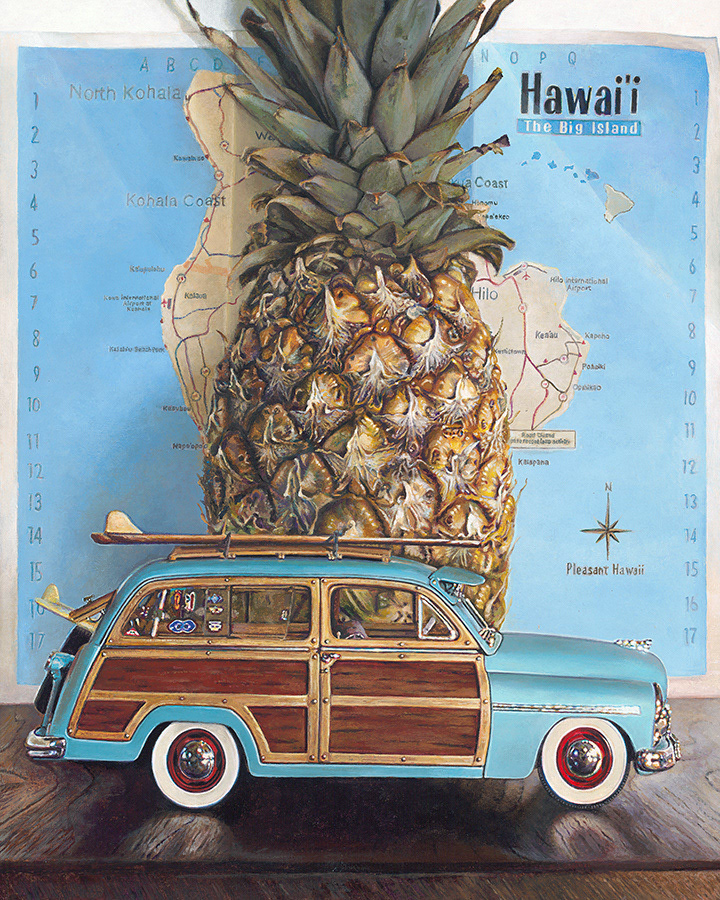 Pineapple Express / Acrylic on Board