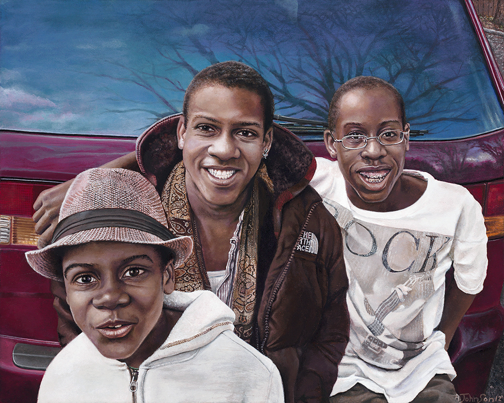 Braugher Boys / Acrylic on Canvas
