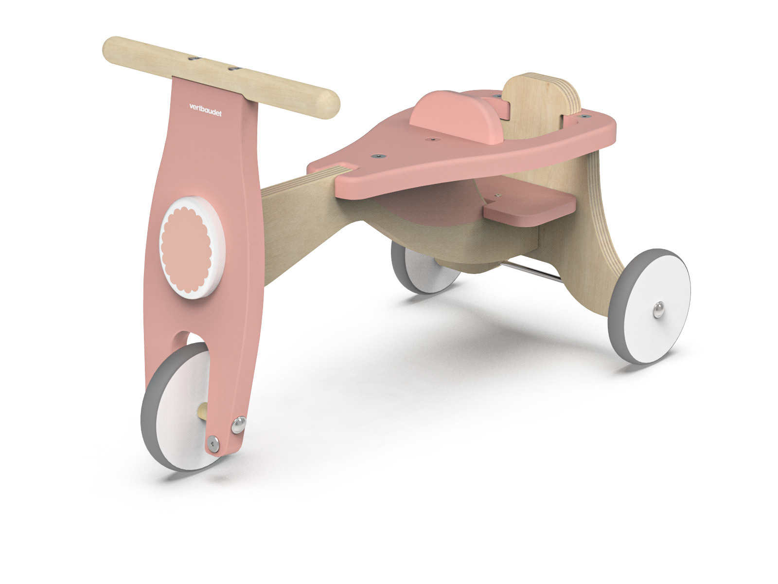 Tricycle avec siège pour poupon - VertBaudet