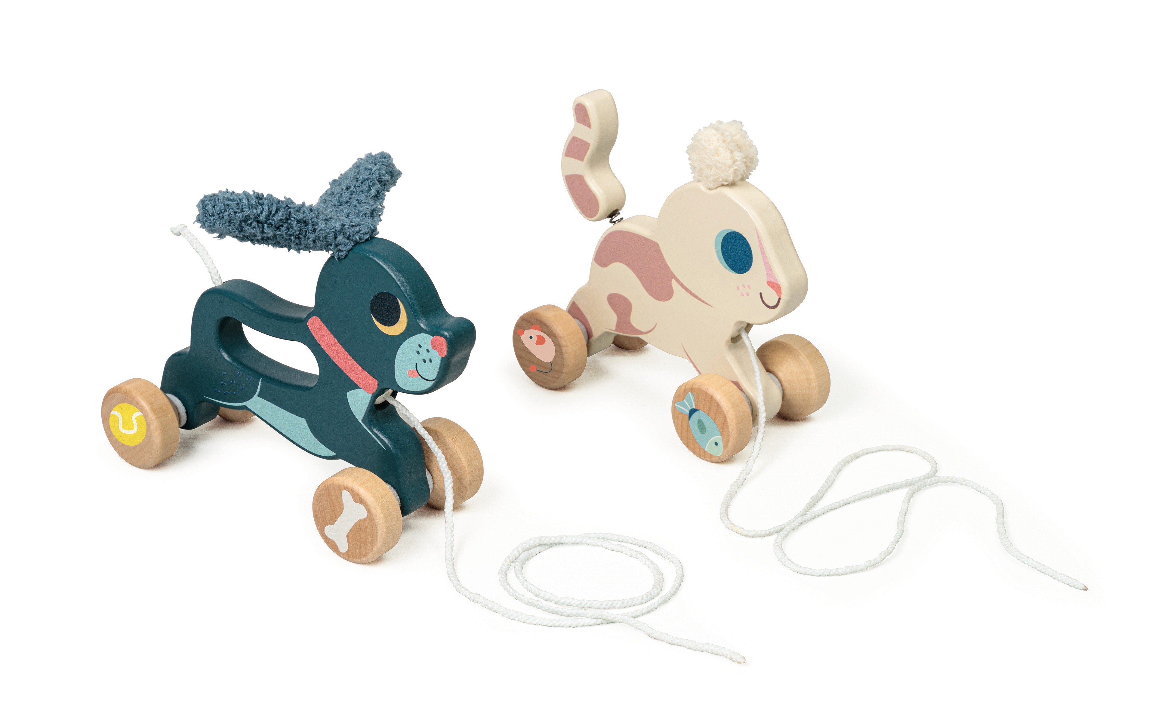 Chat et chien à tirer - 28 Design