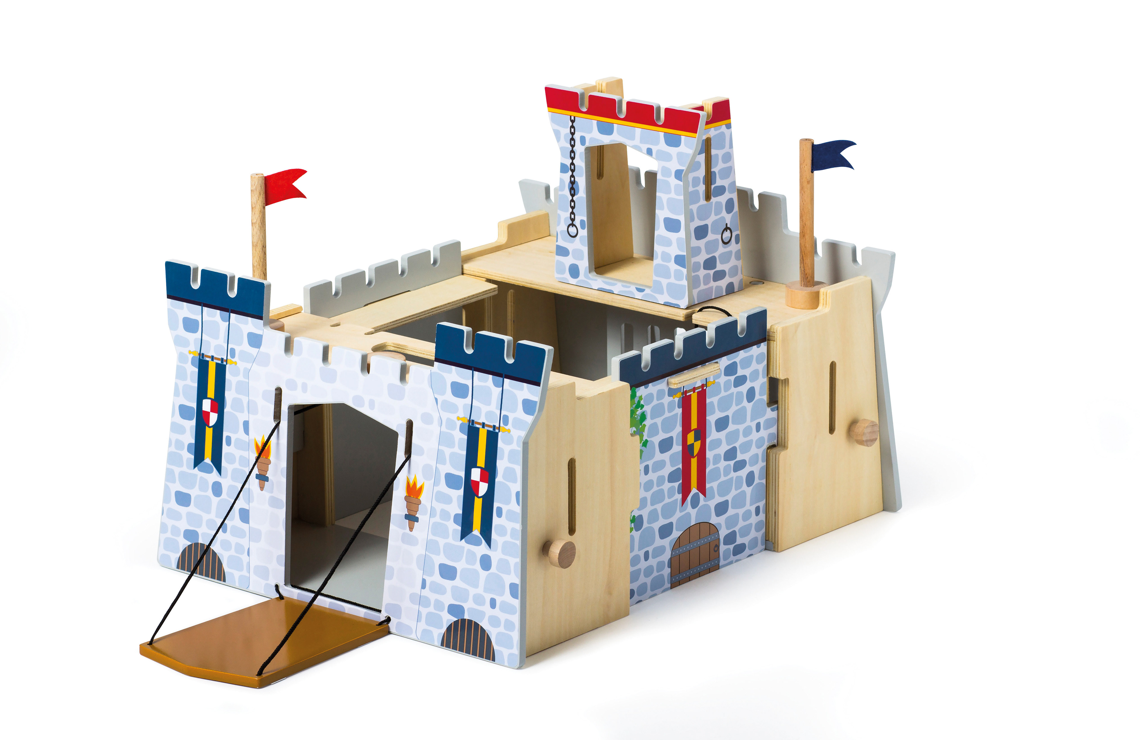 Château fort transportable - Oxybul Eveil et jeux