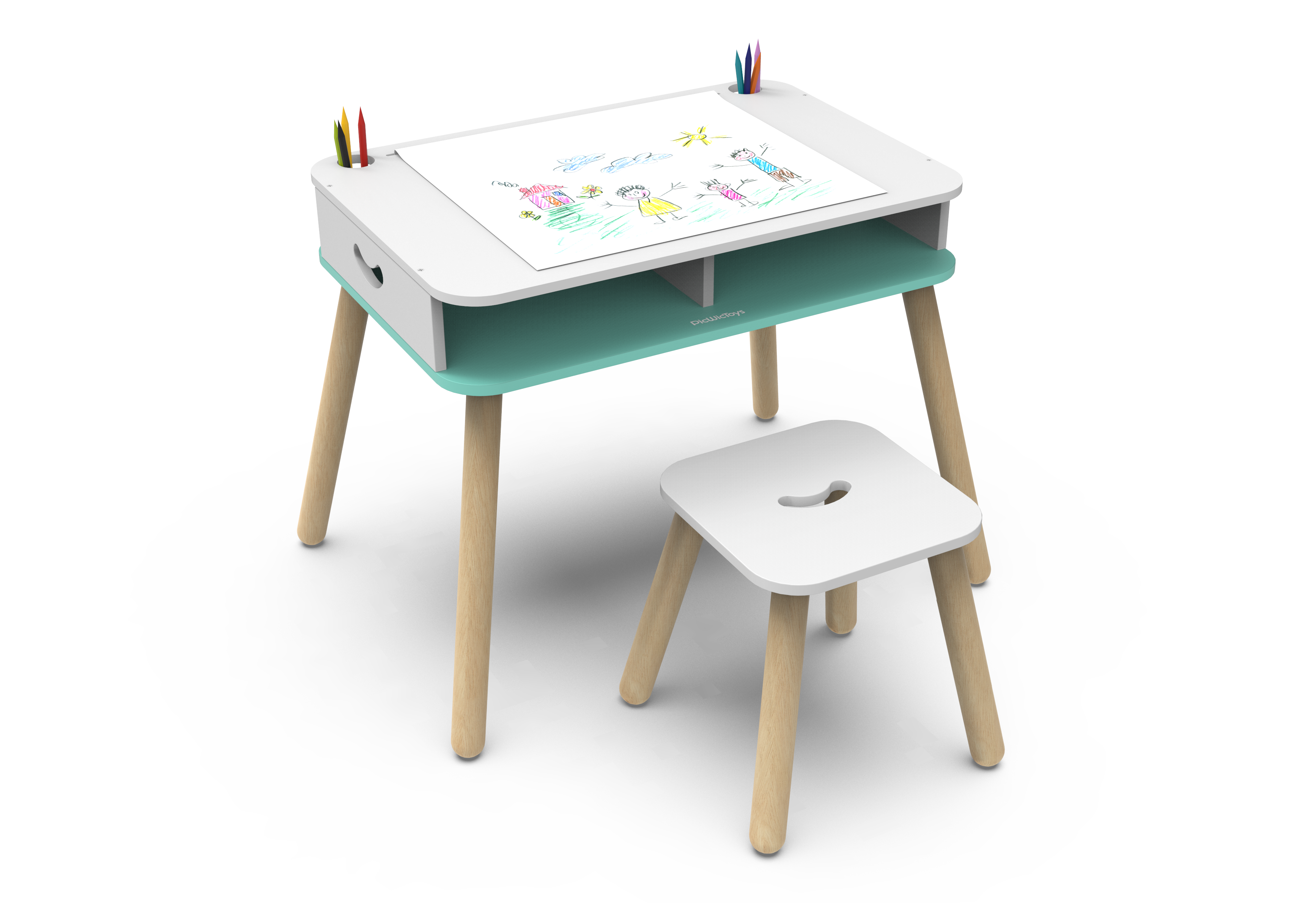 Mon bureau d'artiste en bois - Picwic Toys