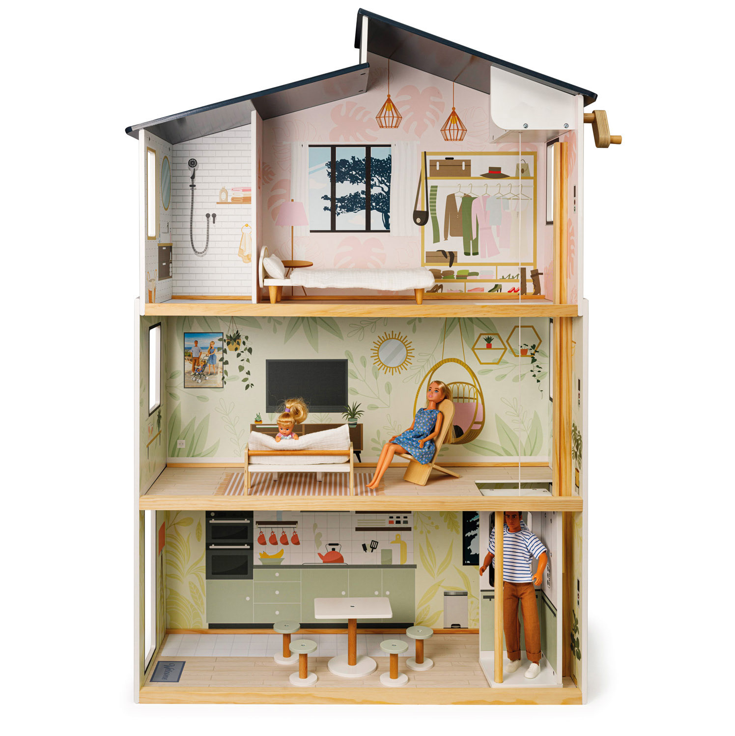 Maison poupée mannequin - JouéClub