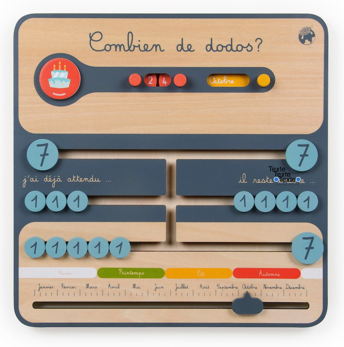 Semainier combien de dodos , Nature & Découvertes