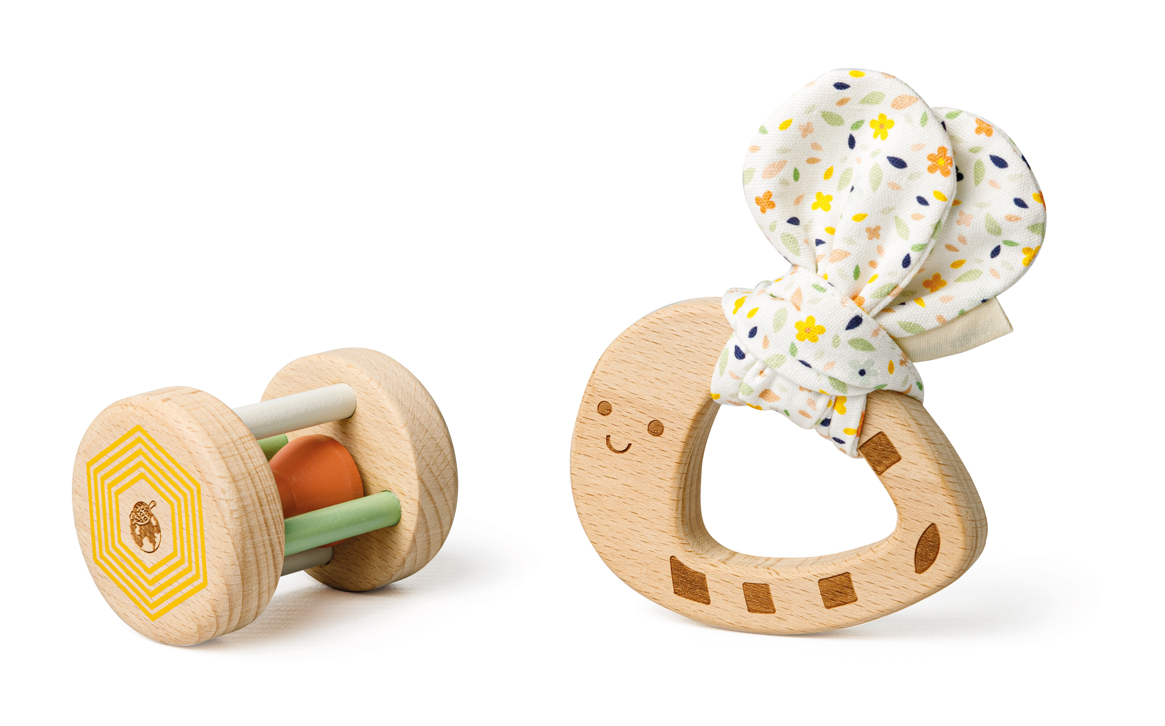 Coffret de cadeaux de naissance hochets - Nature & Découvertes