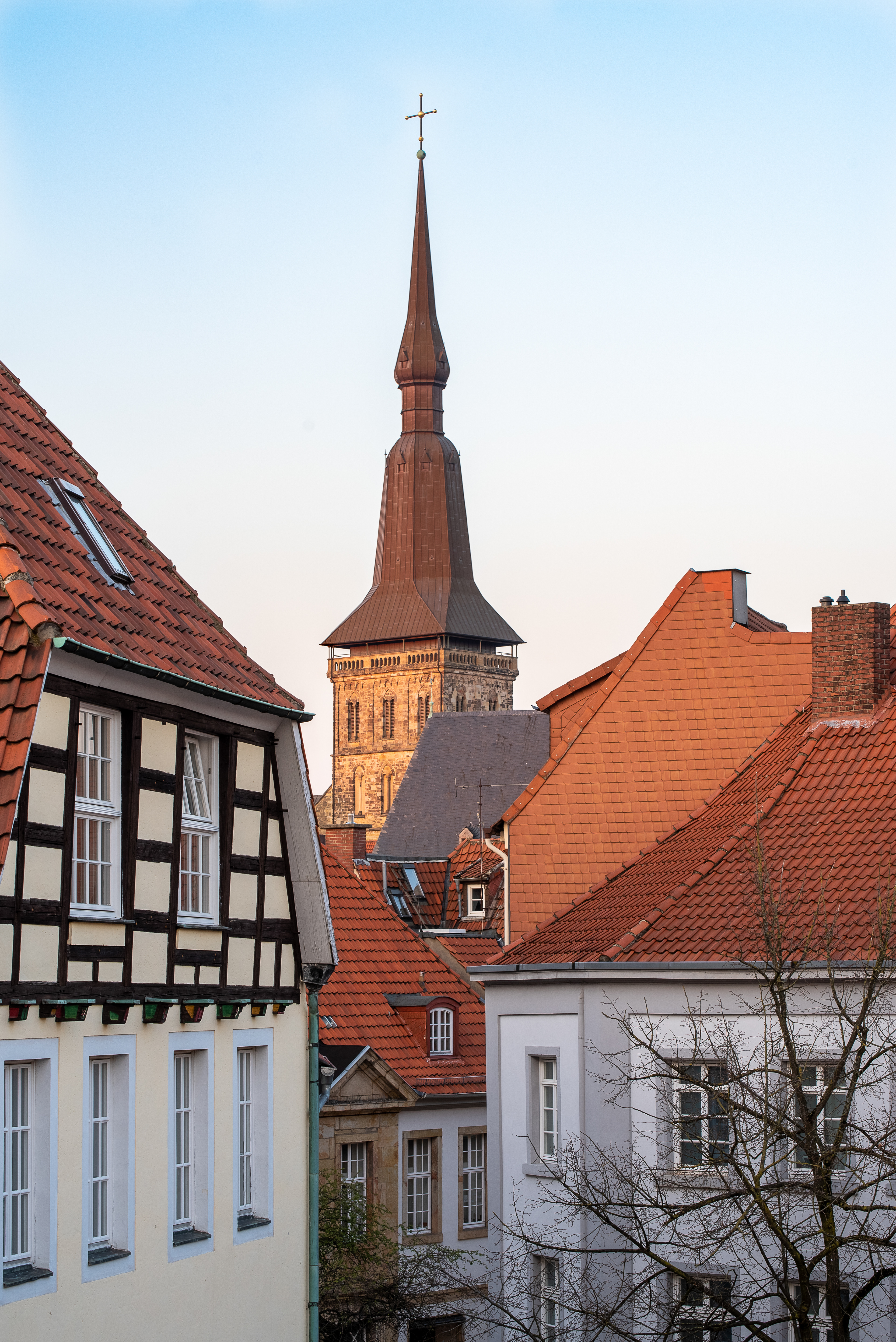 Blick auf Marien vom Heger Tor