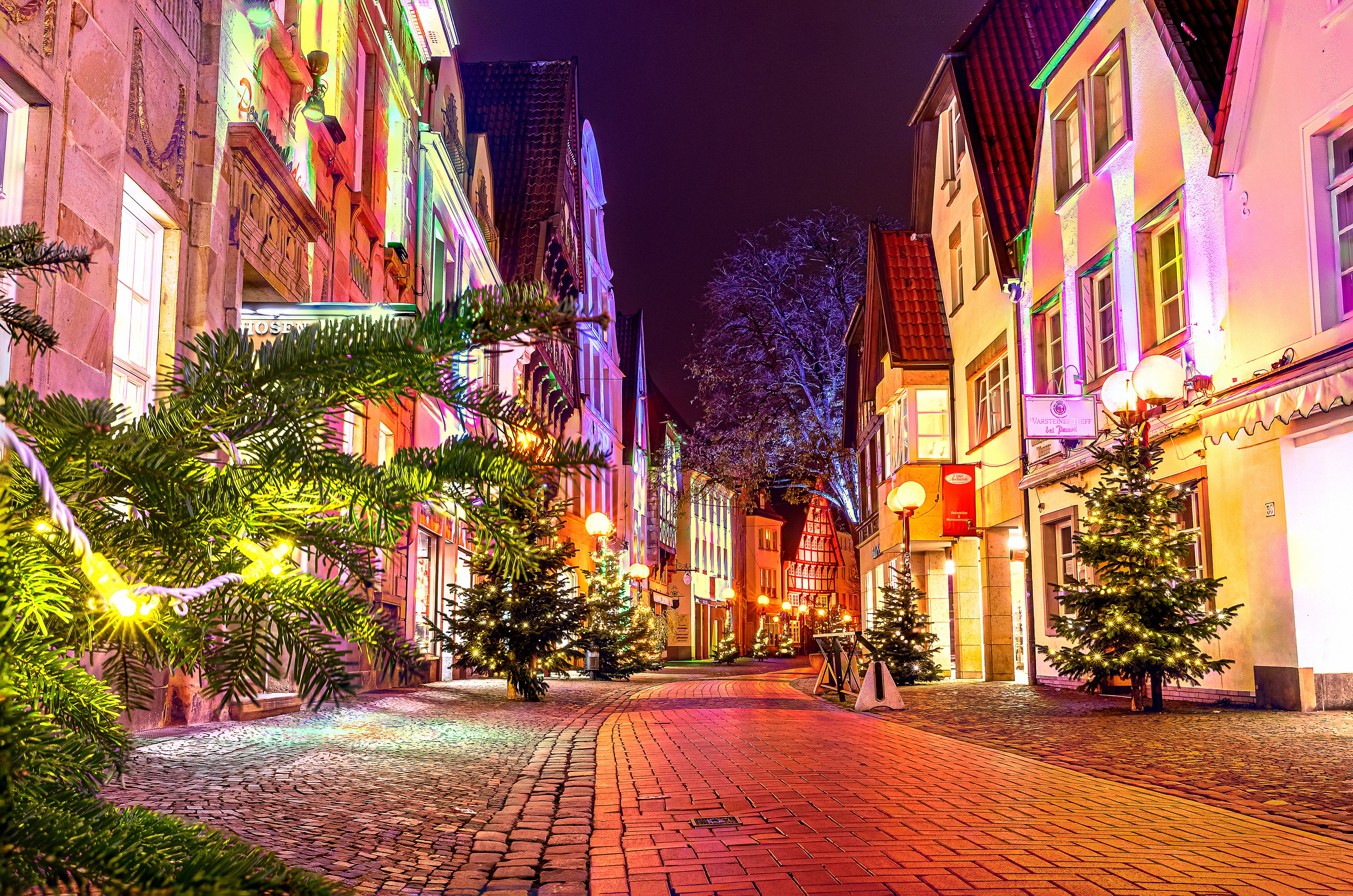 Weihnachtliche Krahnstraße