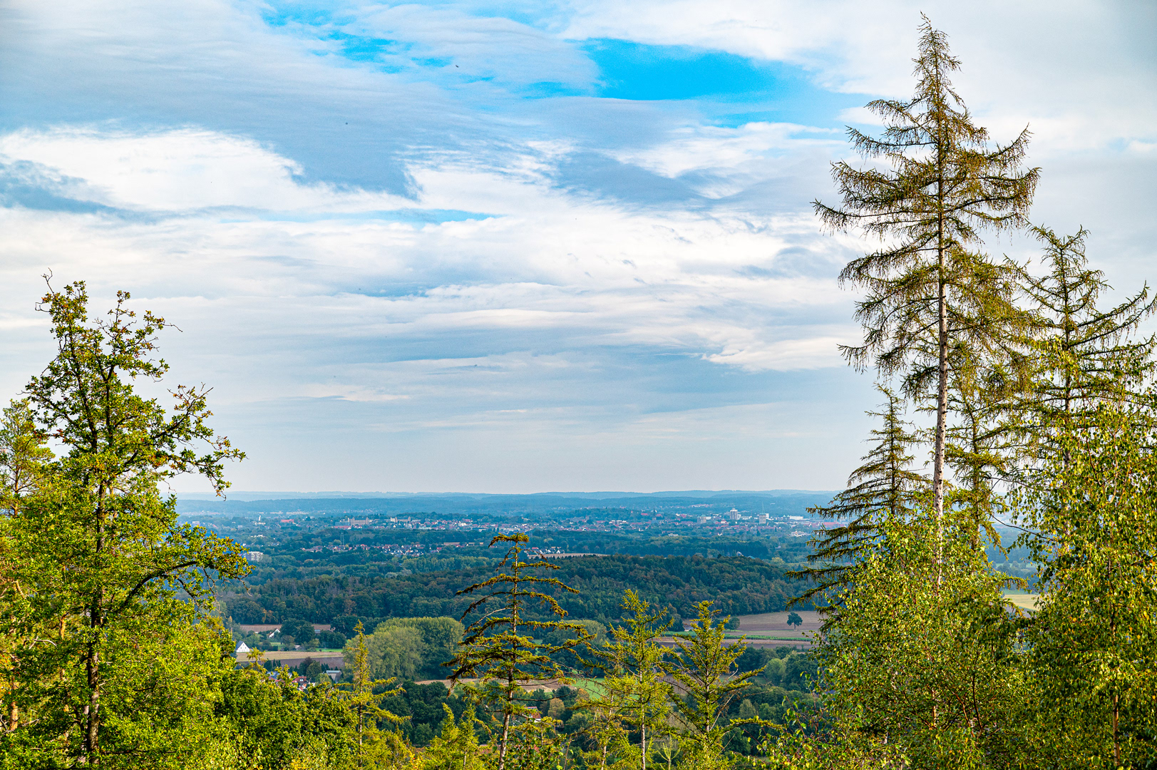 Blick vom Hüggel (Hasbergen) auf Osnabrück