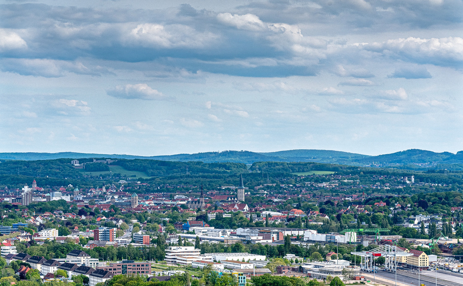 Panoramablick vom Piesberg