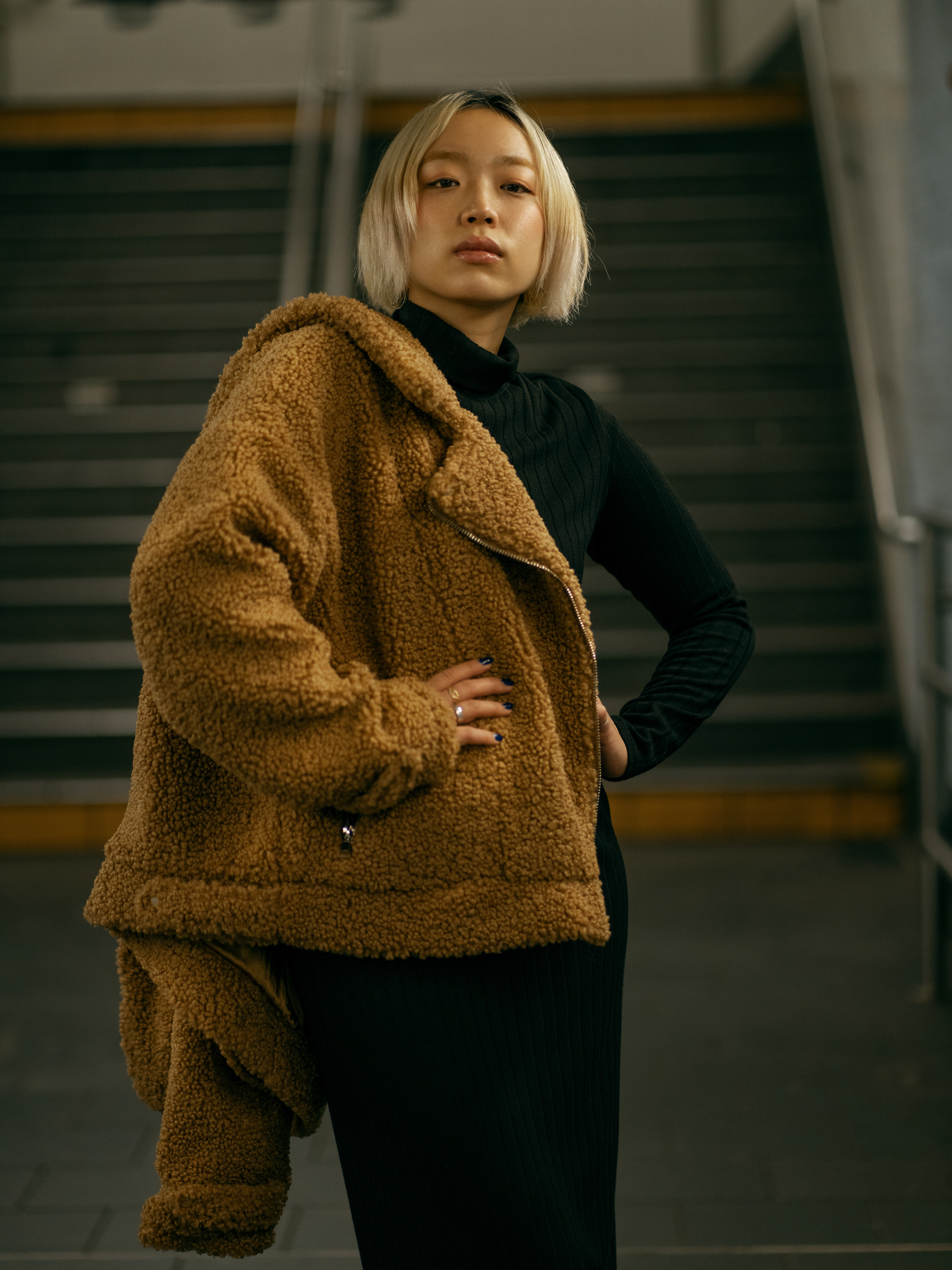 Yumi at the Oculus photographed by Leonard Okpor