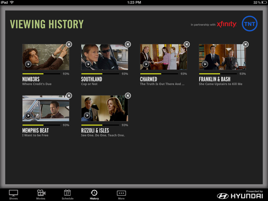 Viewing History