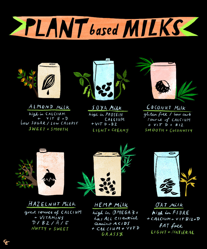 Plant based milks - personal project