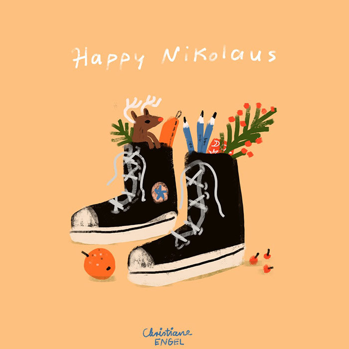 Sneakers and Treats illustration