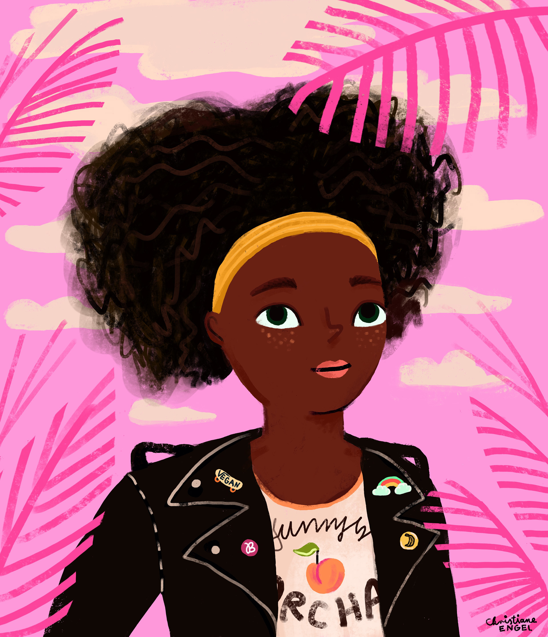 Girl from Peach Orchard