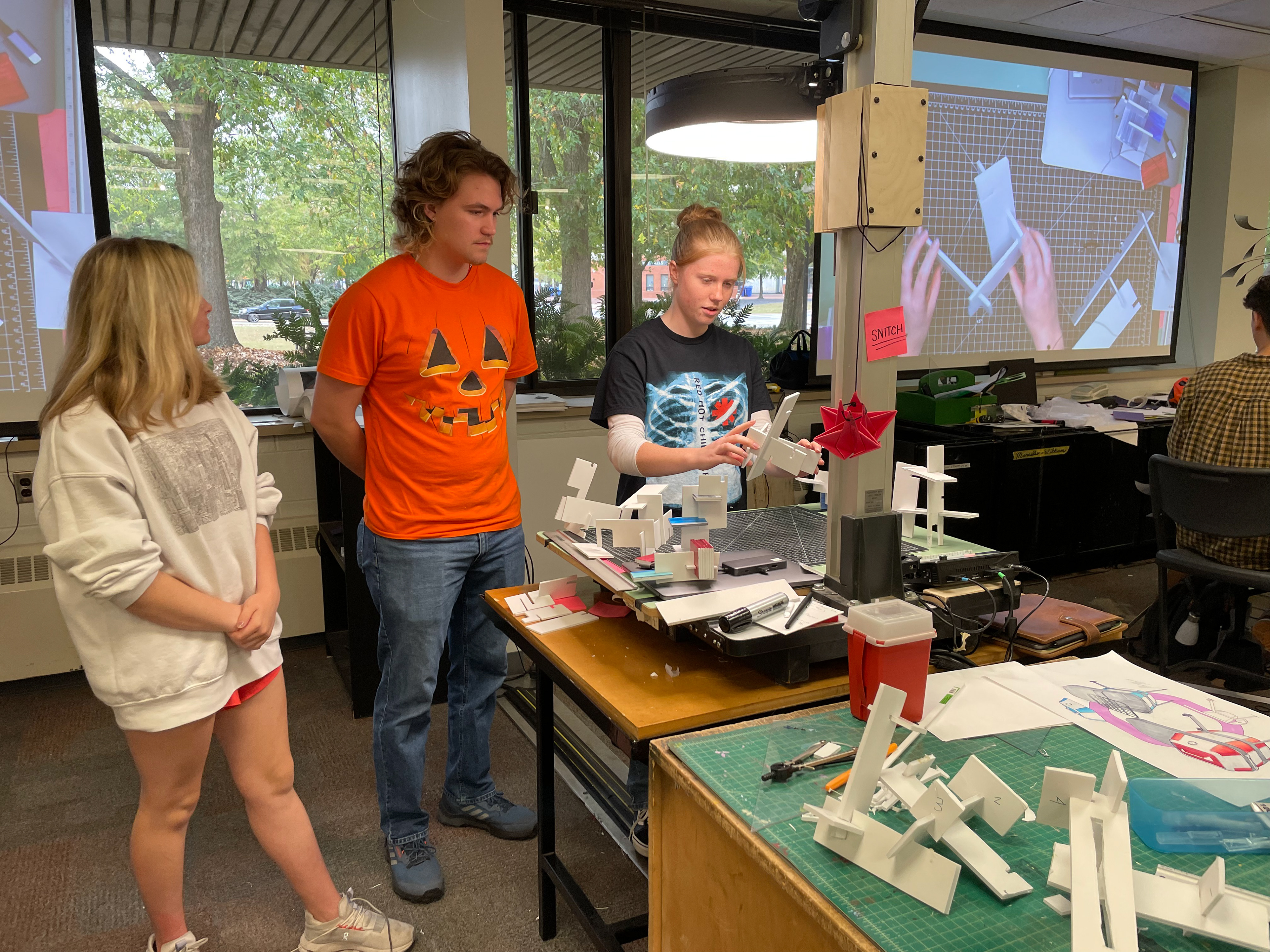 Explaining my design iterations for 4 Boards, 5 Books