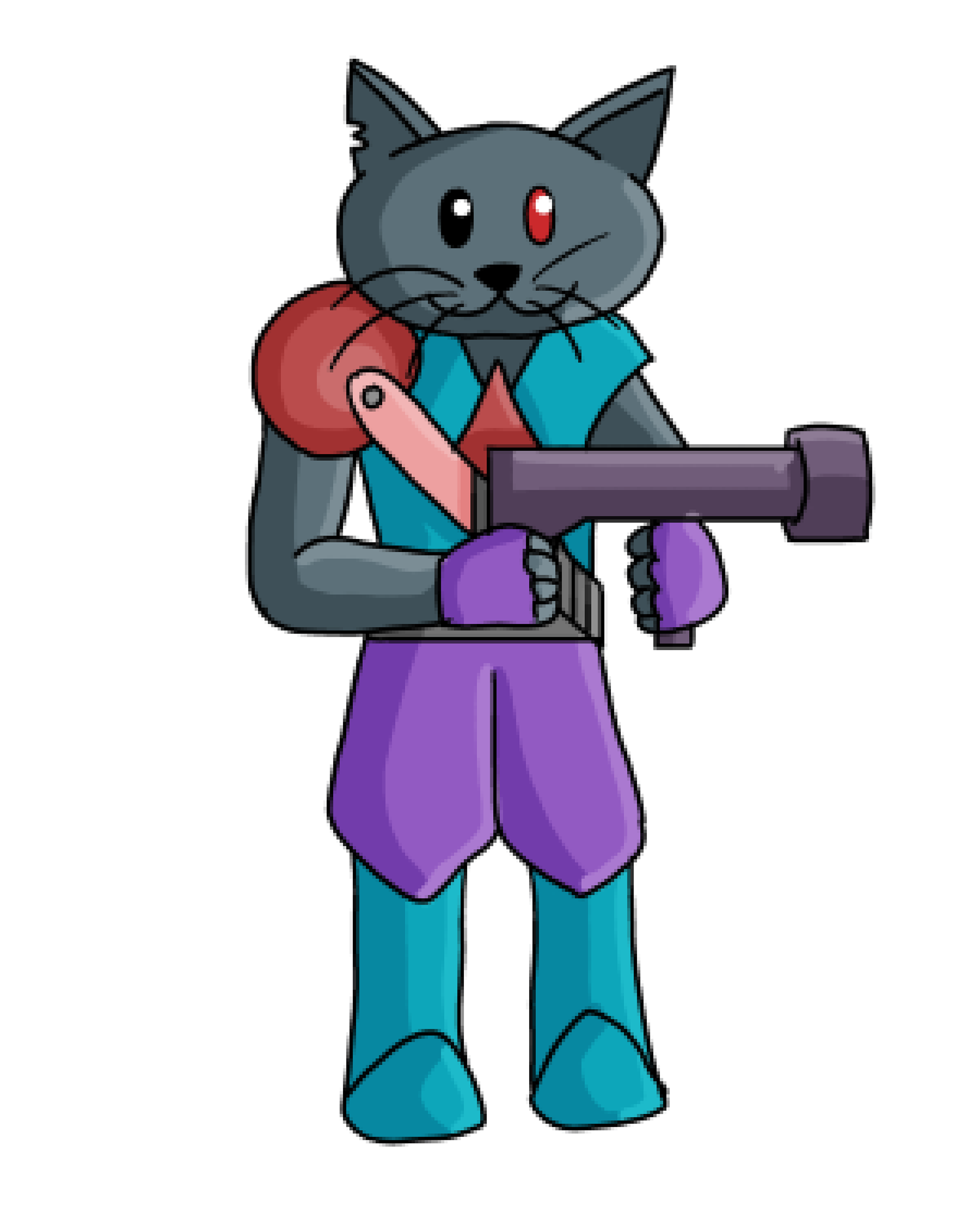 Felix the protagonist in rest mode