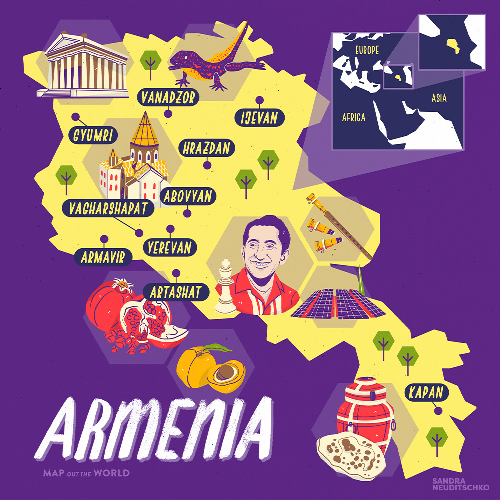 Armenia (Map Out The World)