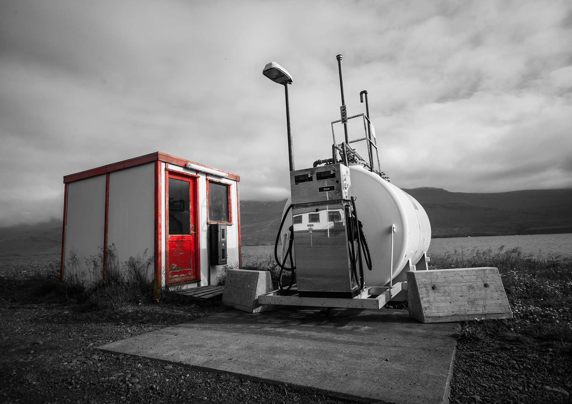 Petrol Station -  Mjoifjordur - Iceland