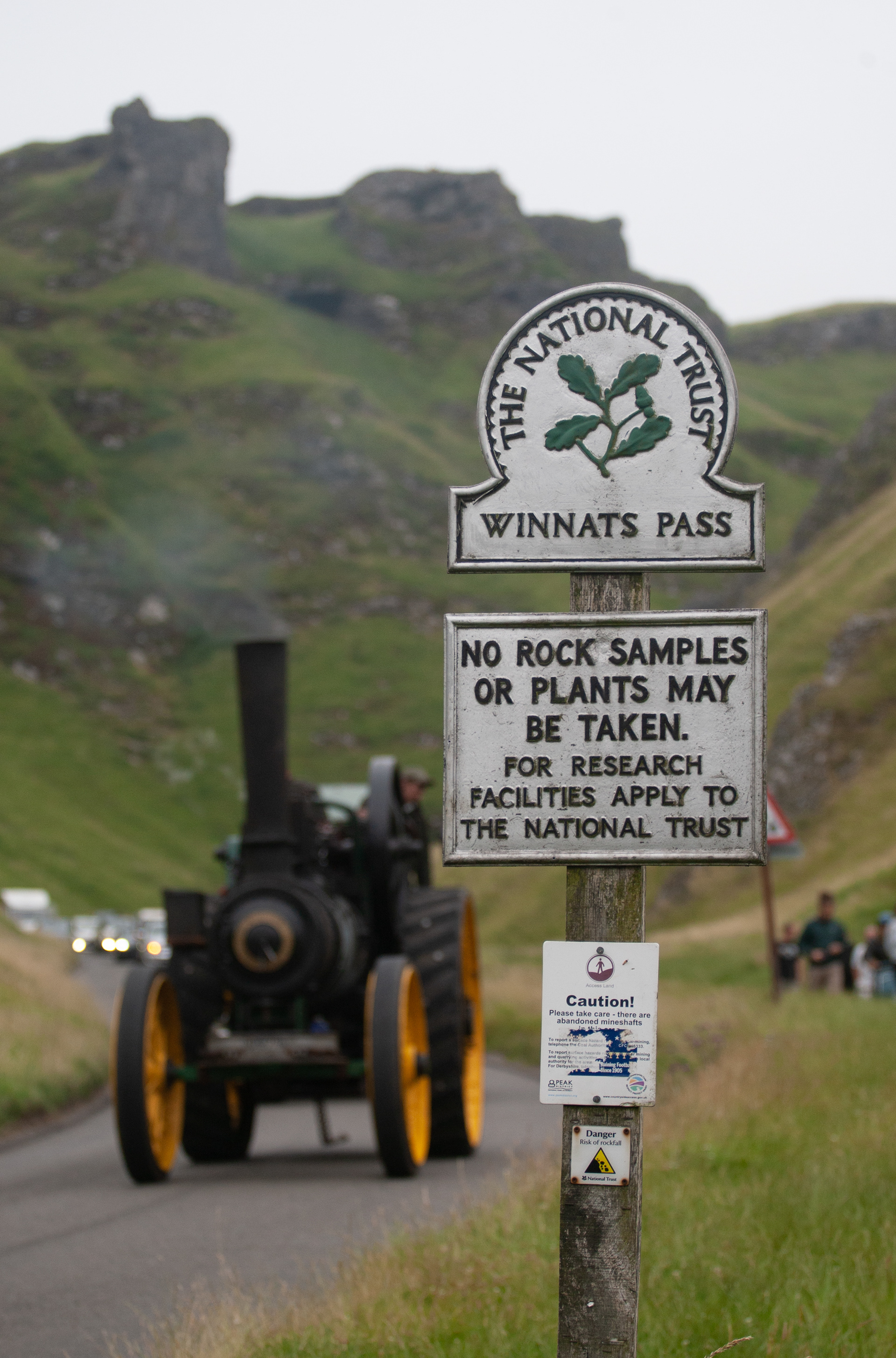 The first steam engine down Winnats Pass- 2022