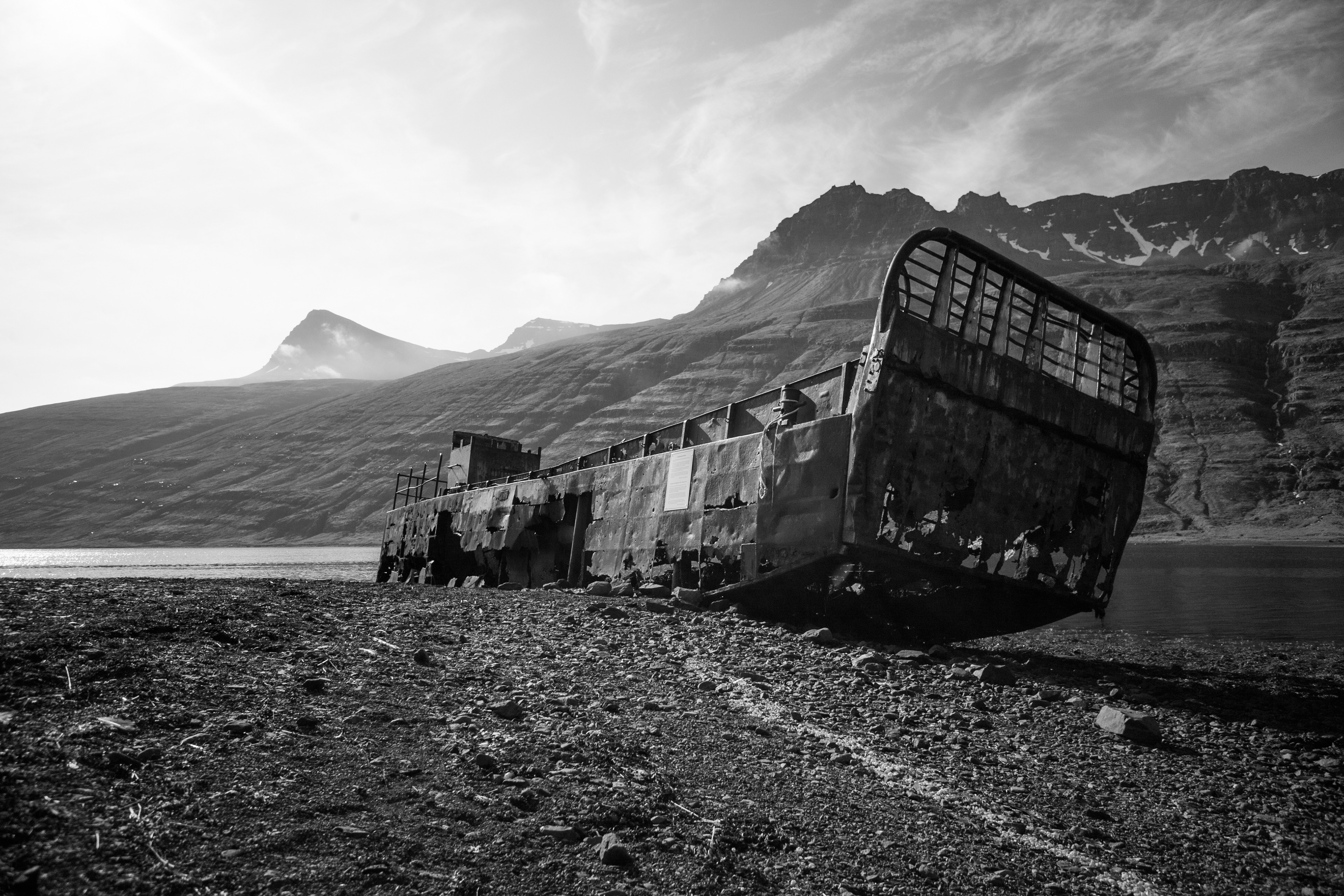 Boat Wreck - Mjoifjordur - Iceland