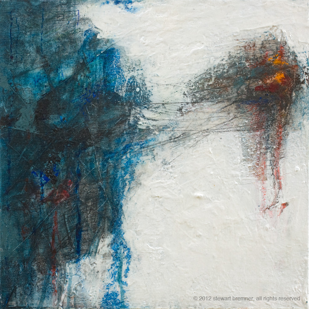 Desire is a dark continent / January 2012 / Mixed media on panel / 30x30cm