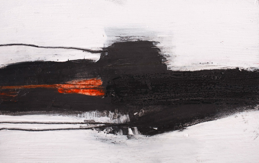 The core / October 2012 / Mixed media on paper / 16x24cm