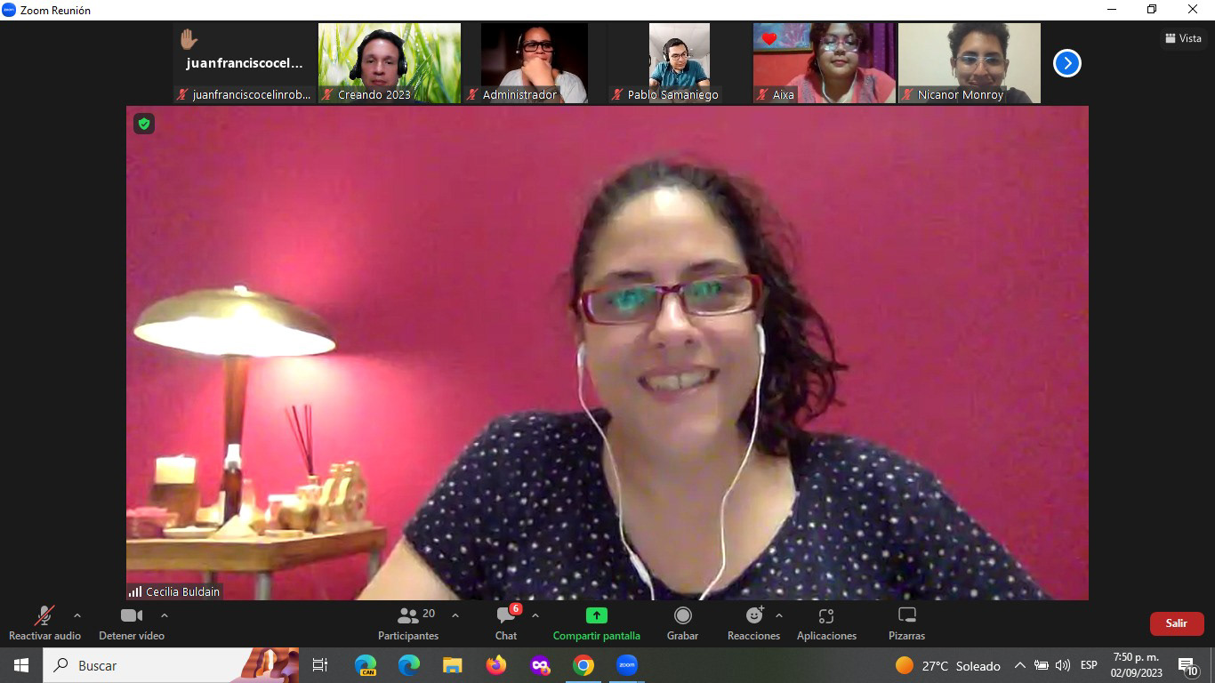 Programa de Formación CREANDO. Cecila Buldain, Facilitadora - Argentina.