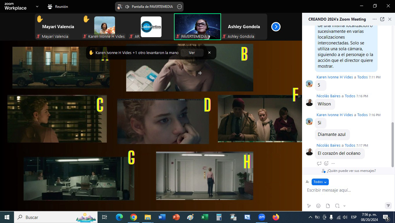 Taller Virtual de lenguaje Cinematográfico enfoque MONTAJE.  (NIVEL BÁSICO)