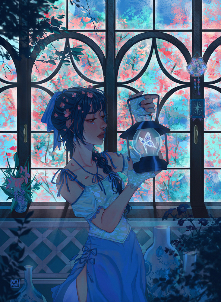 Butterfly Pea - Adobe Photoshop - 2024