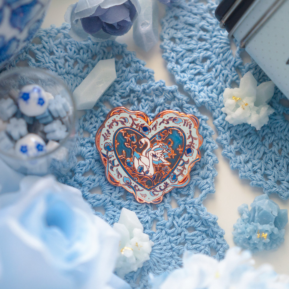 Blueming Swan - Enamel Pin - 2025