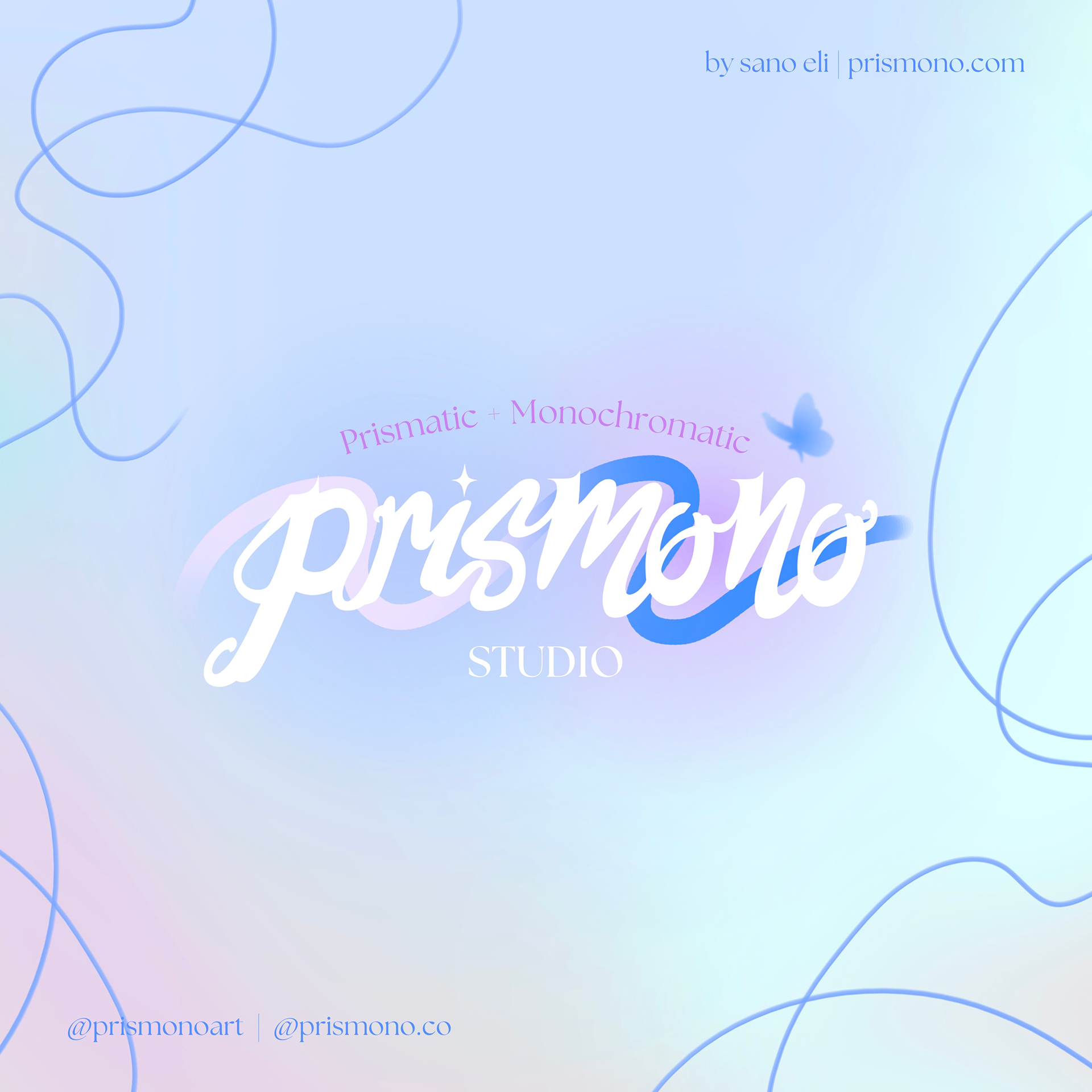 Prismono Logo Design - Adobe Photoshop