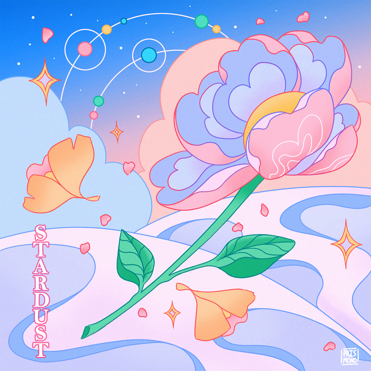 Stardust Album Cover Design -  Adobe Photoshop