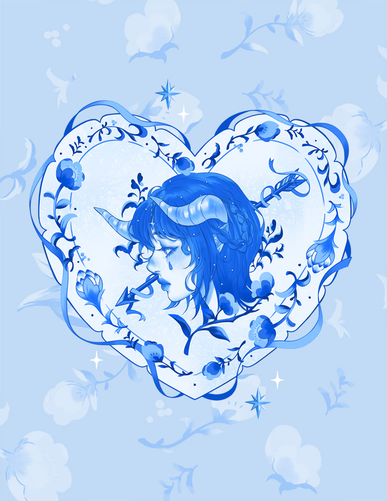 Blueming Swan - Adobe Photoshop - 2025