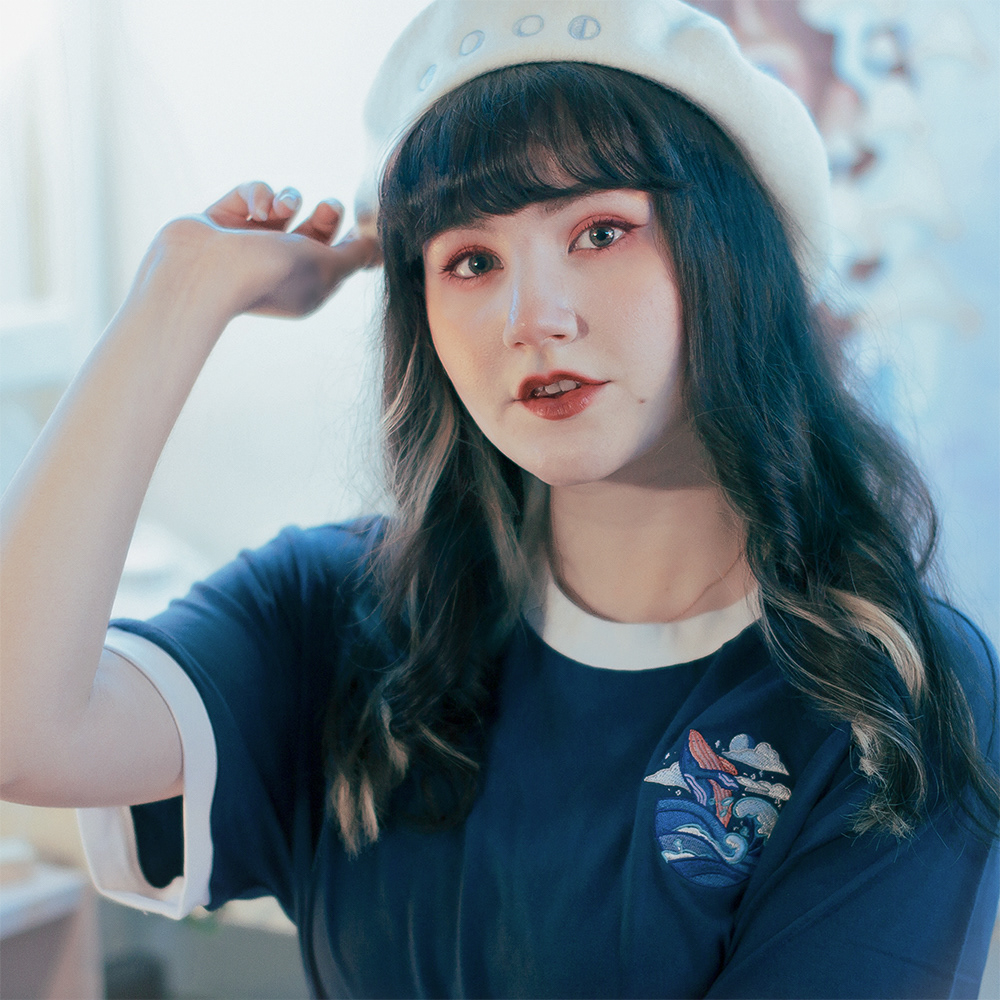 Seafoam Soda - T-shirt and Beret - 2021