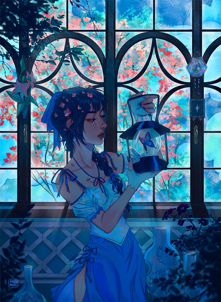 Butterfly Pea - Adobe Photoshop - 2024