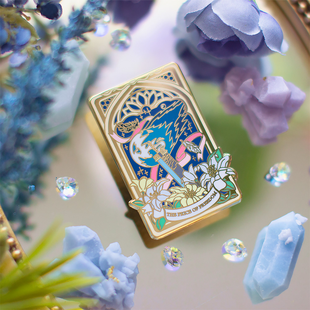 Final Fantasy VII Tarot Card - Enamel Pin - 2023