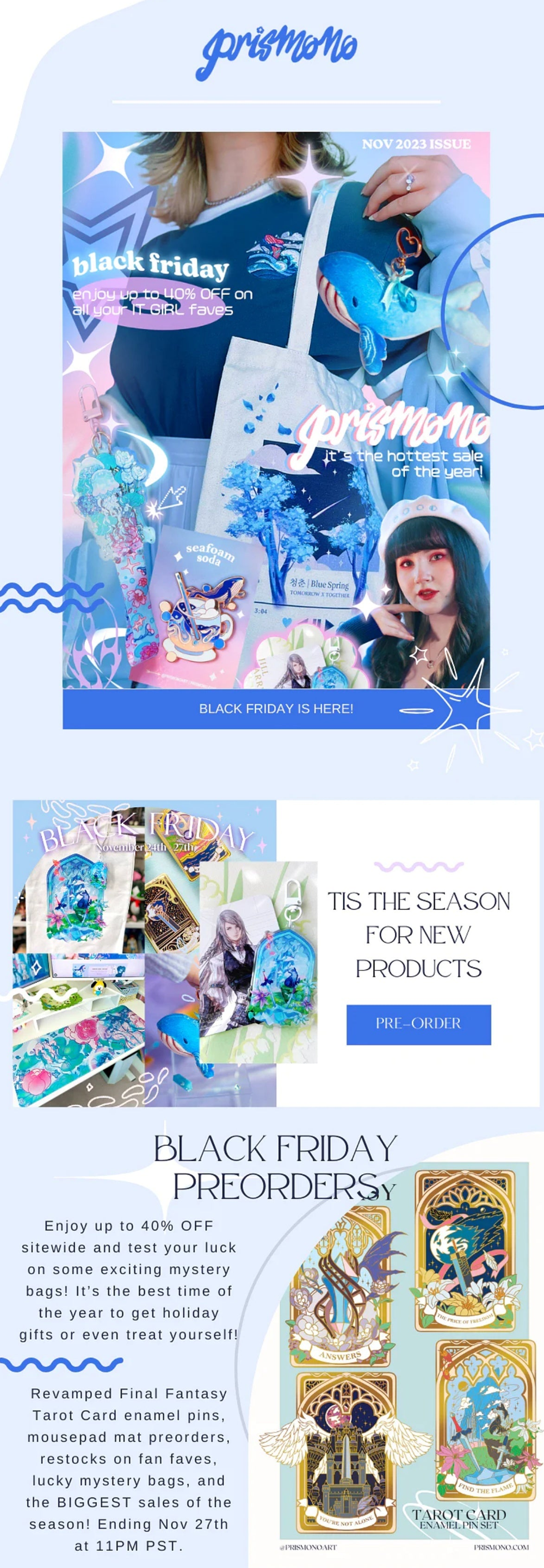 Black Friday E-mail Marketing Campaign - Shopify, Adobe CC, Canva