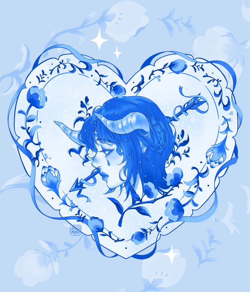 Cupid's Lament - Photoshop - 2025