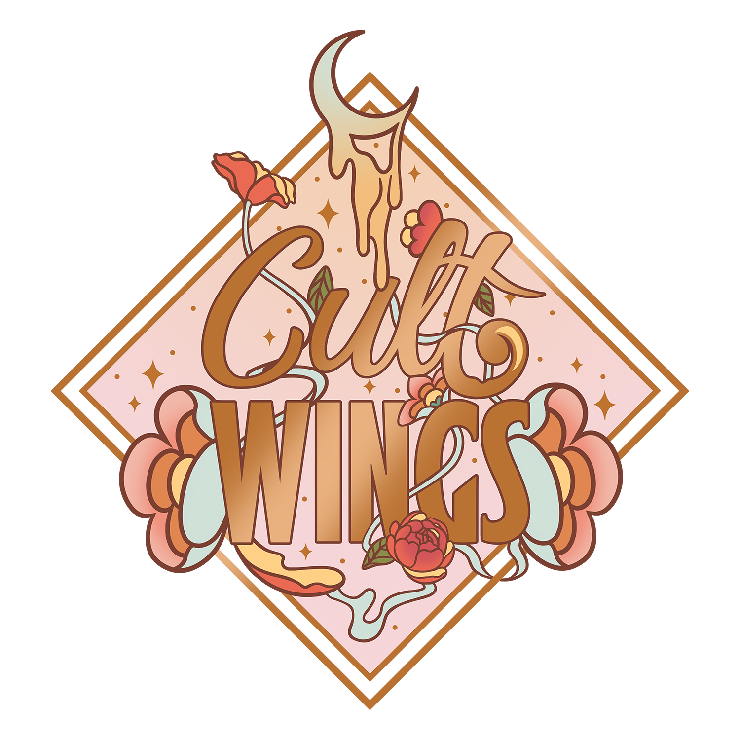 Cult Wings Logo Design - Adobe Photoshop