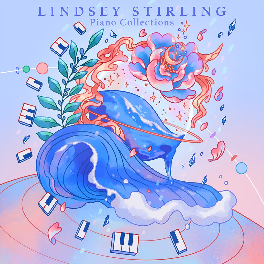 Lindsey Stirling: Piano Collections Album Cover - Adobe Photoshop CC - 2022