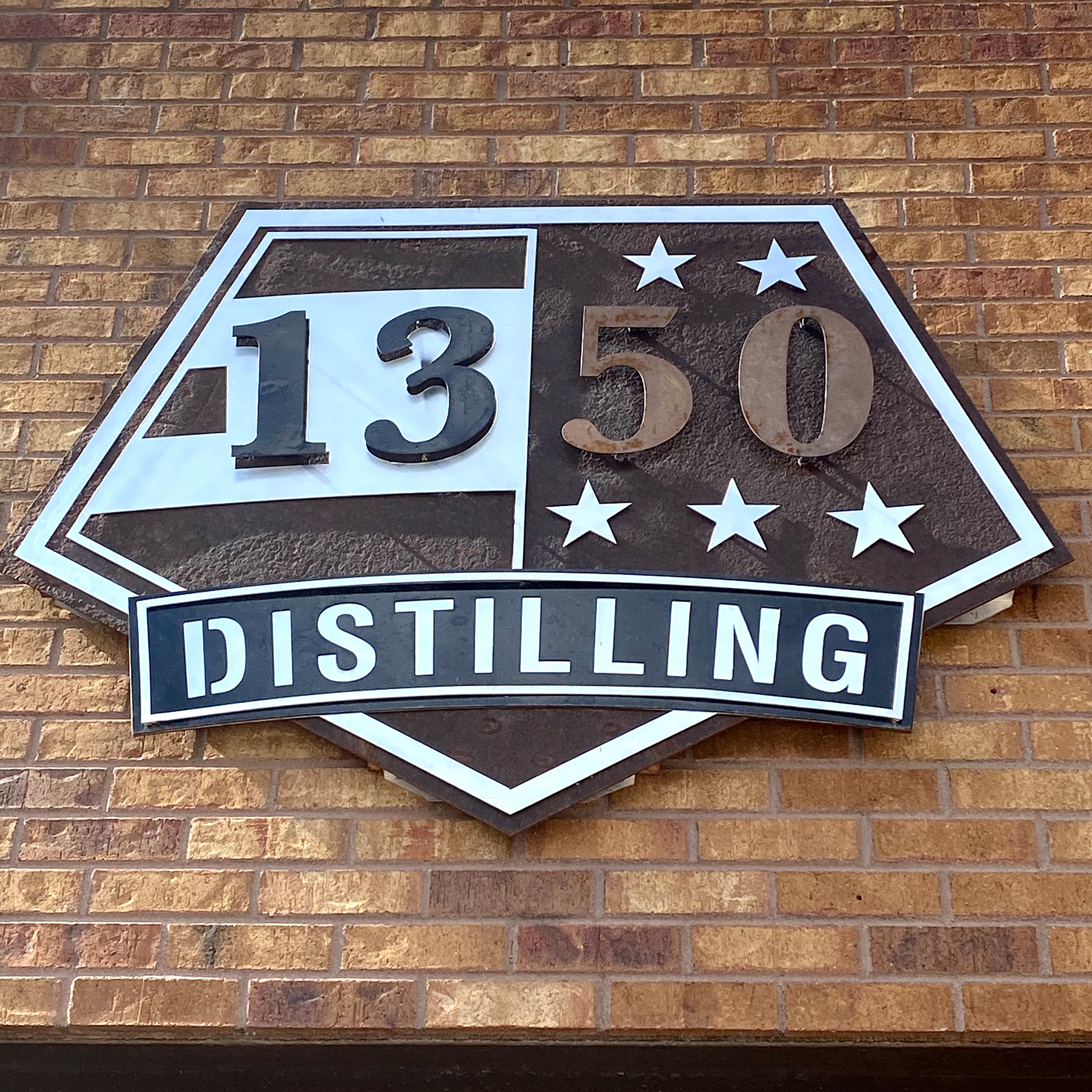 Metal Steel Layered Sign 4' x 3'