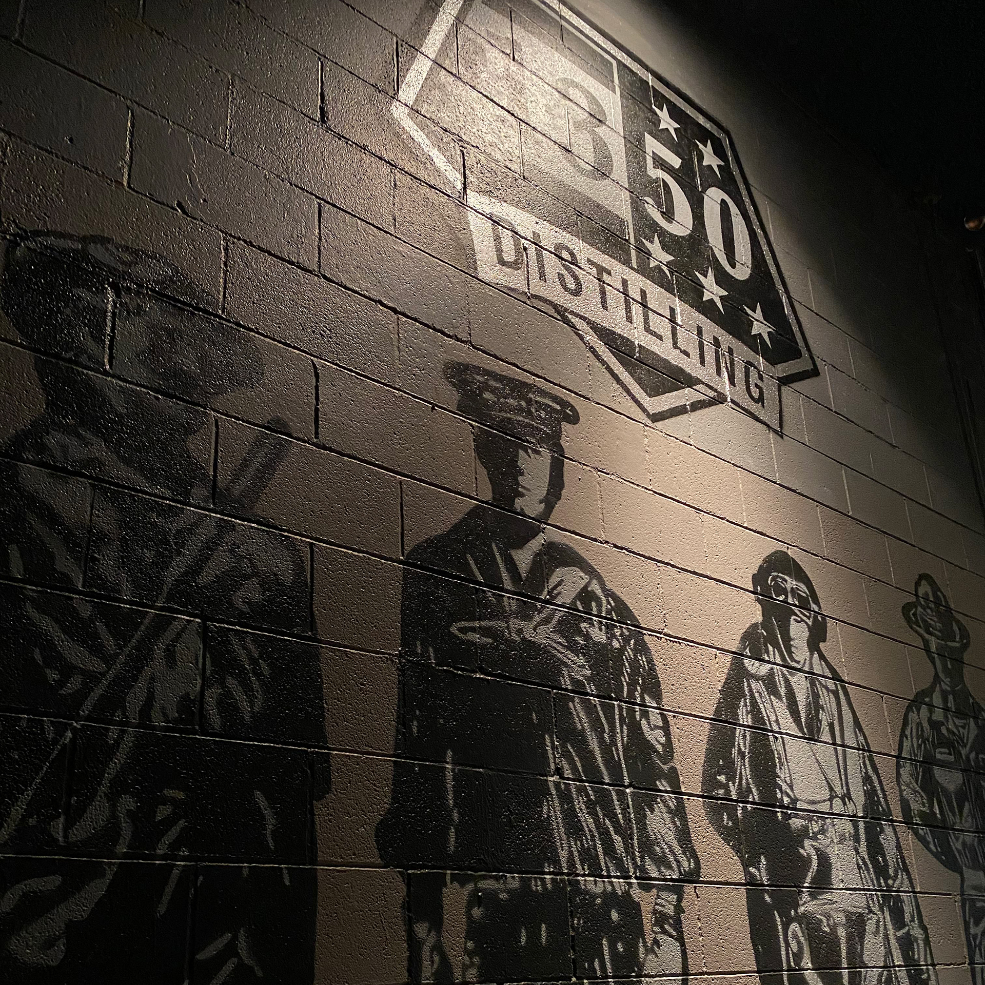Painted Mural and Logo