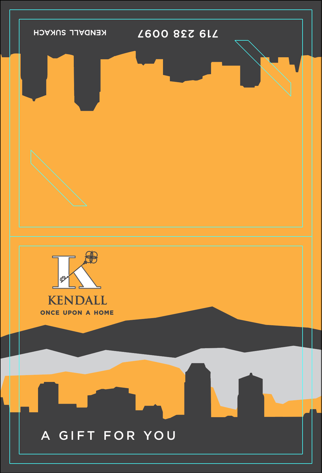 Thank you card - outside covers