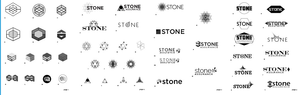 First round of logo concepts