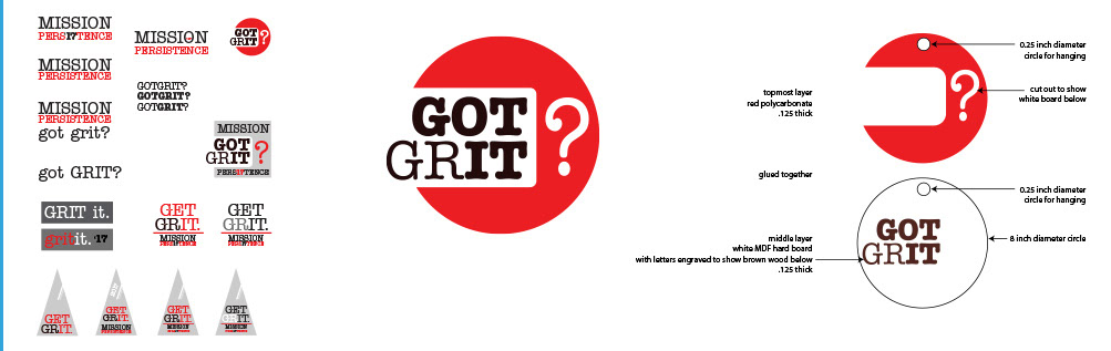 Long-term planning of "Got Grit" Campaign Visual Identity and Award Design
