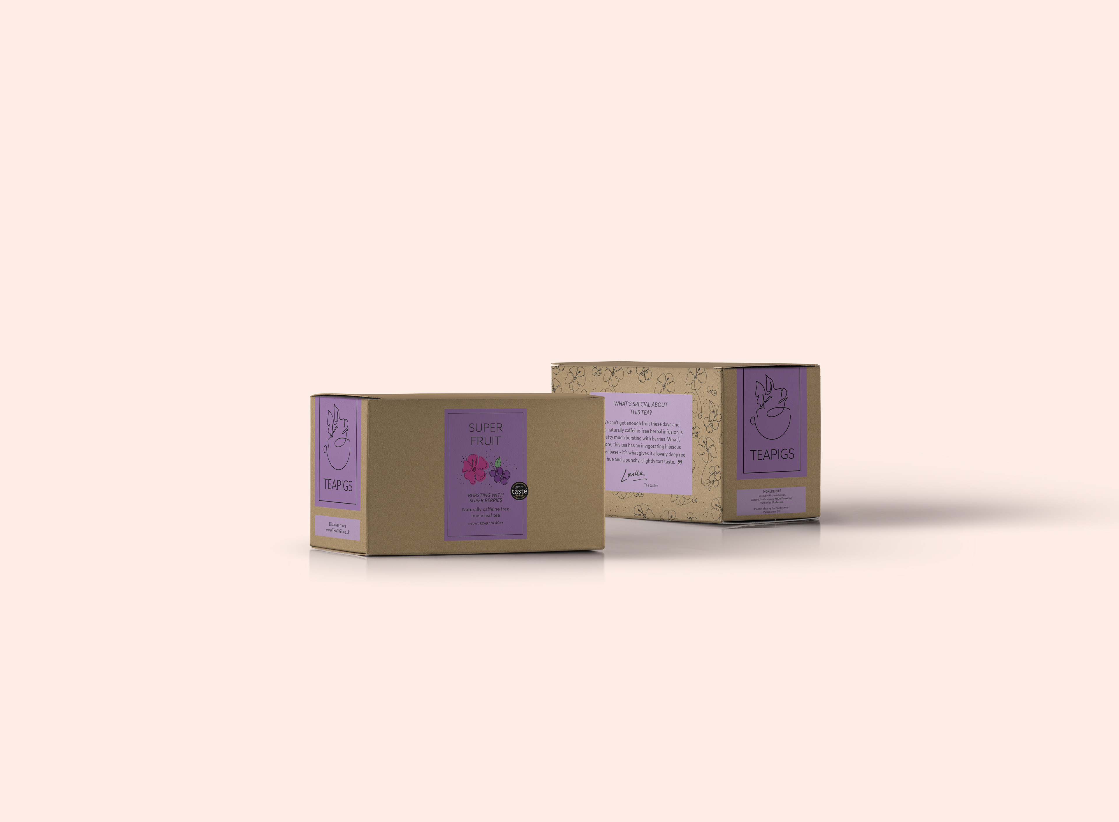 Super Fruit tea bag box