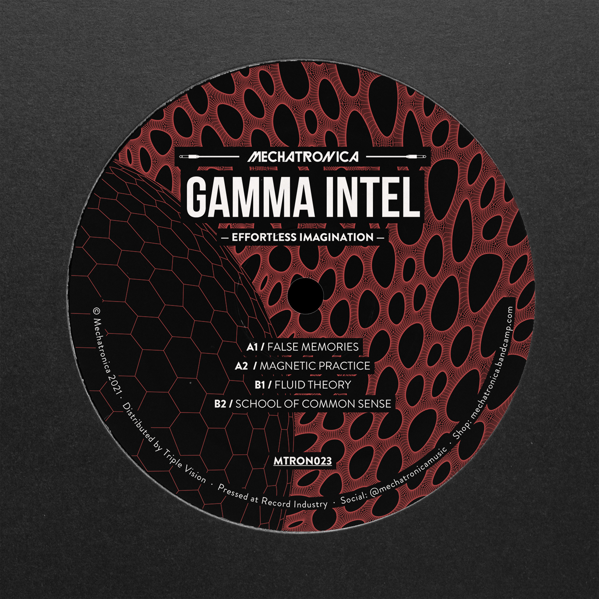 Gamma intel - Effortless Imagination - Vinyl - Mechatronica - 2021